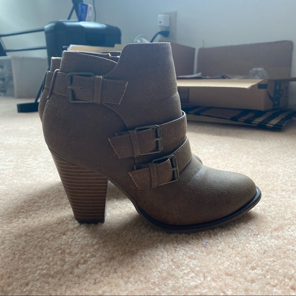 Stacked Heel Booties - Picture 7 of 8